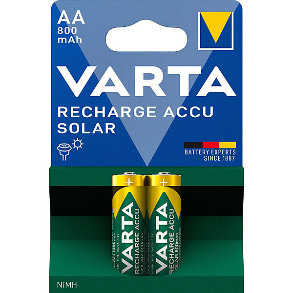 VARTA Recharge Accu Solar AA 1,2V/800mAh/NiMH 56736 Bli.2